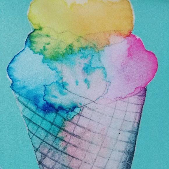 Nuvango Ice Cream Print Leggings by Ninola Size Medium - Picture 14 of 16